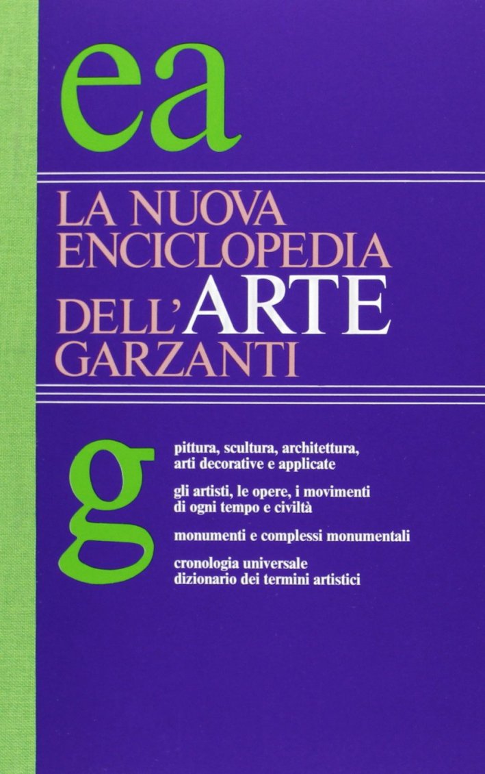La nuova enciclopedia dell'arte Garzanti La nuova enciclopedia dell'arte Garzanti