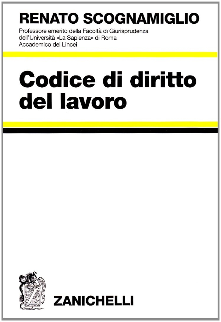 Codice di diritto del lavoro Codice di diritto del lavoro