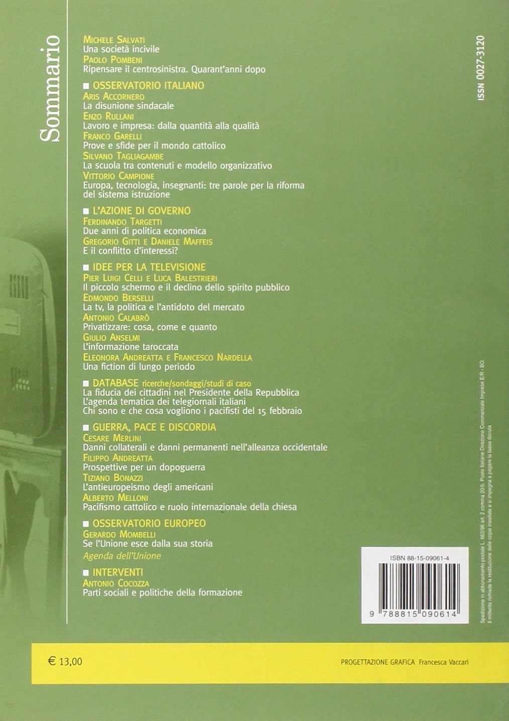 Il Mulino. Vol. 406 Il Mulino. Vol. 406
