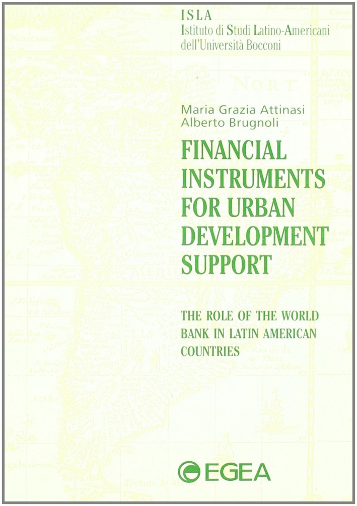 Financial instruments for urban development support. The role of the world bank in latin american countries