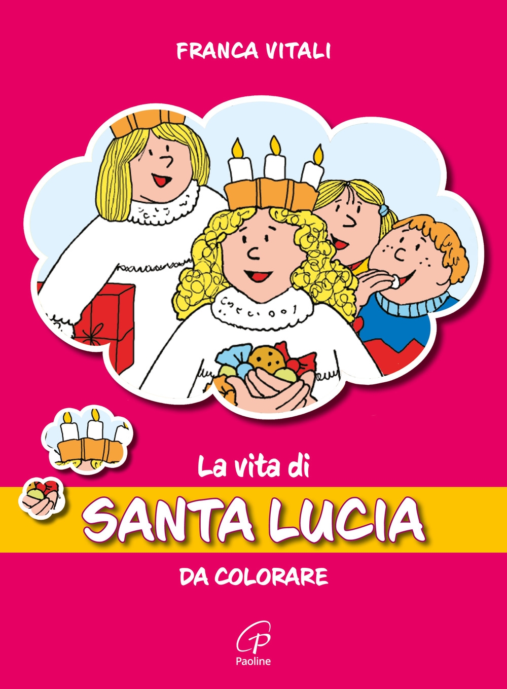 La vita di santa Lucia da colorare La vita di santa Lucia da colorare