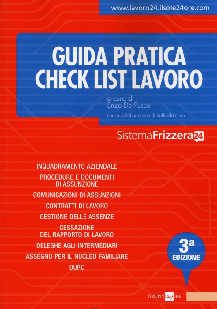 Guida pratica check list lavoro Guida pratica check list lavoro