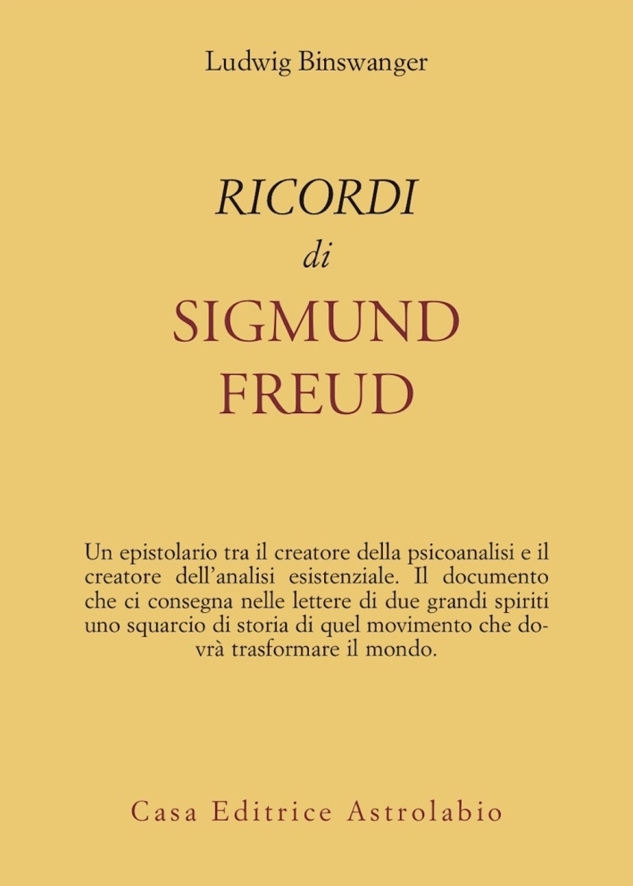 Ricordi di Sigmund Freud Ricordi di Sigmund Freud