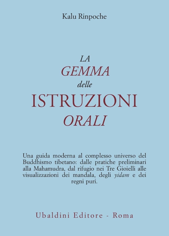 La gemma delle istruzioni orali La gemma delle istruzioni orali
