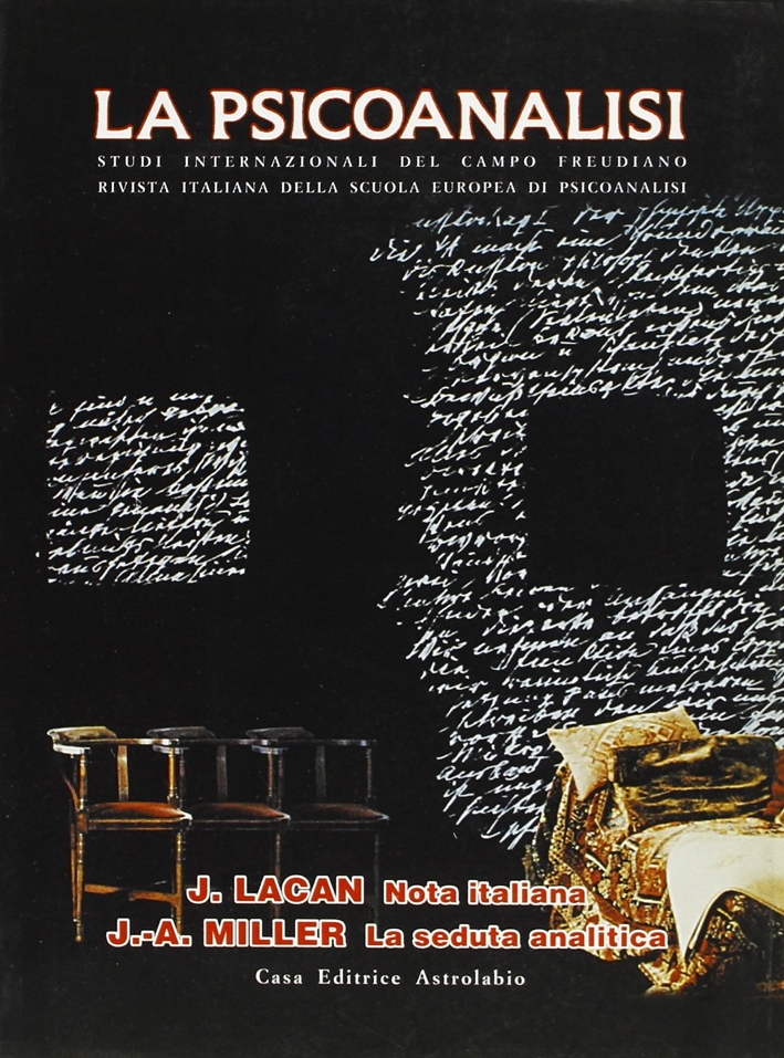 La Psicoanalisi. Vol. 29: Nota Italiana. La Psicoanalisi. Vol. 29: Nota Italiana.