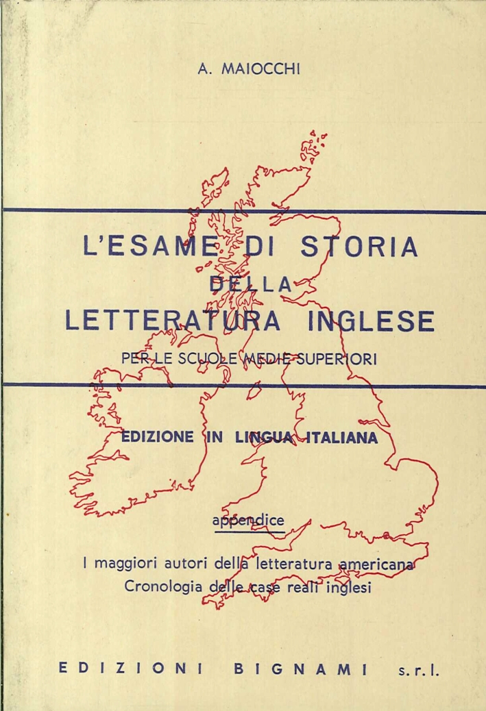 Anna M Maiocchi 1975 L Esame Di Storia Della Letteratura Inglese Libroco It