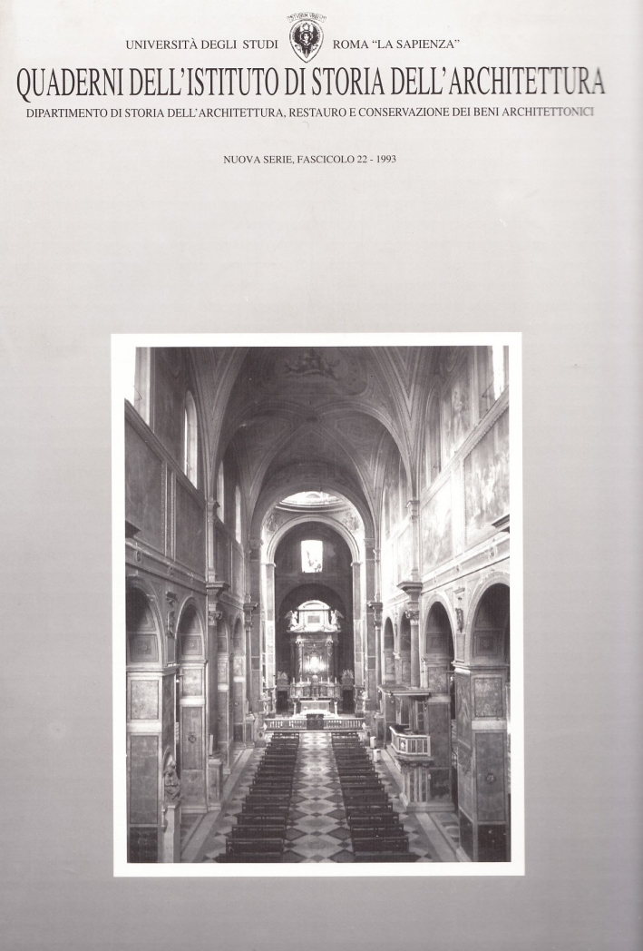 Quaderni dell'Istituto di storia dell'architettura. Nuova serie. Vol. 22 Quaderni dell'Istituto di storia dell'architettura. Nuova serie. Vol. 22