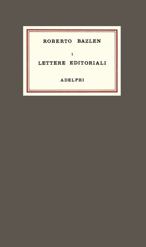 Lettere editoriali Lettere editoriali