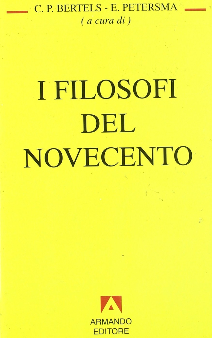 I filosofi del Novecento I filosofi del Novecento