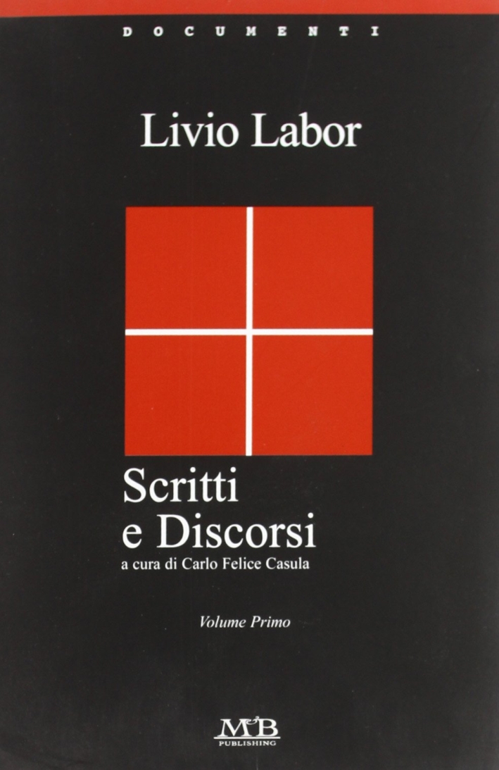 Scritti e discorsi Scritti e discorsi