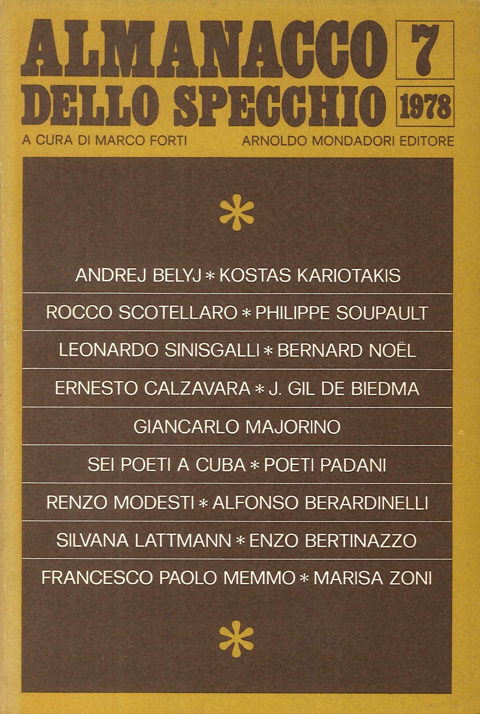 Almanacco Specchio N 7. 1978 Almanacco Specchio N 7. 1978