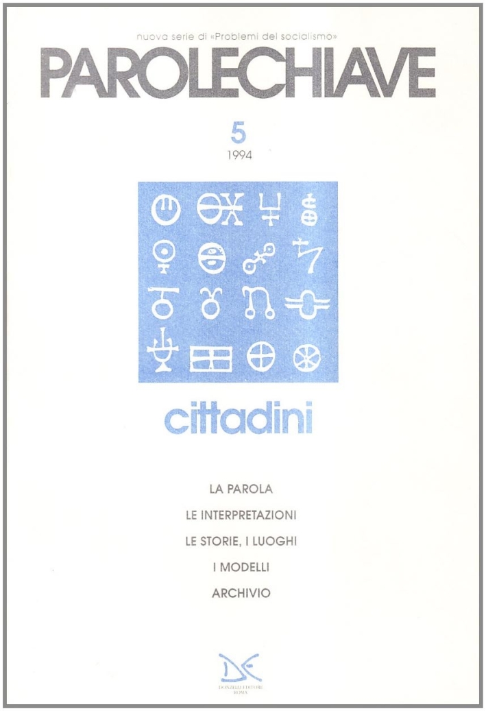 Parolechiave. Vol. 5: Cittadini Parolechiave. Vol. 5: Cittadini