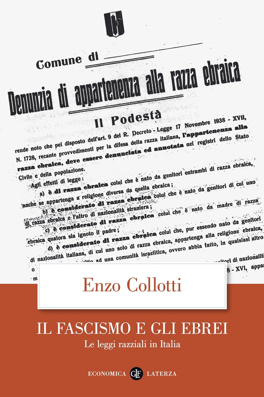 Il fascismo e gli ebrei. Le leggi razziali in Italia Il fascismo e gli ebrei. Le leggi razziali in Italia