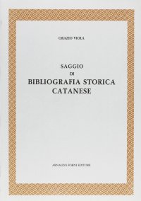 Bibliografia Storica Catanese
