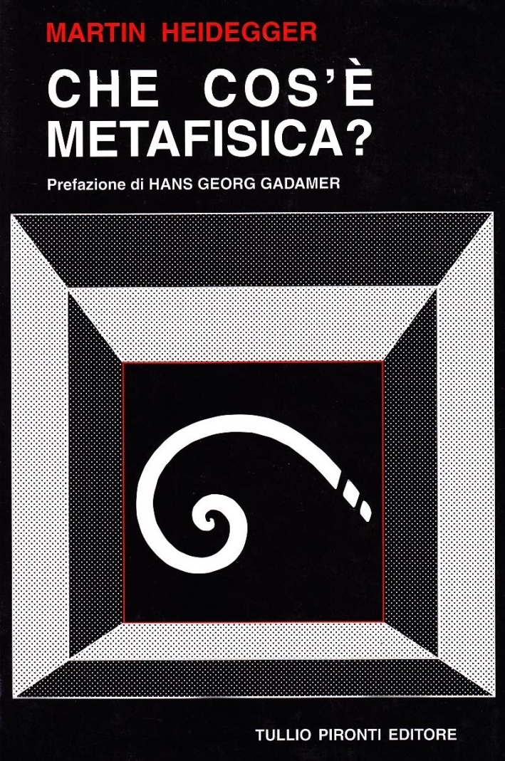 Che cos'è la metafisica? Che cos'è la metafisica?