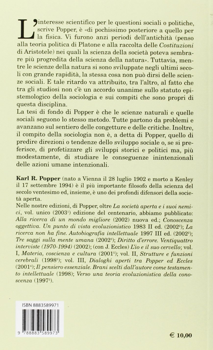 La logica delle scienze sociali e altri saggi La logica delle scienze sociali e altri saggi