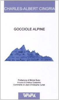 Gocciole alpine. Testo a fronte Gocciole alpine. Testo a fronte
