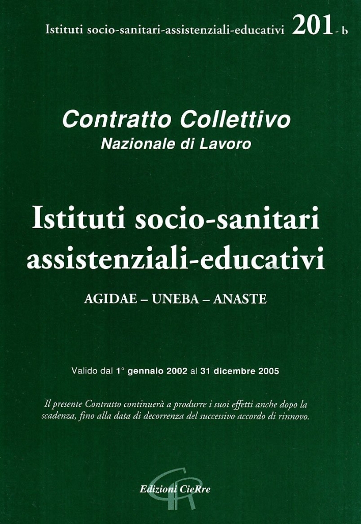 CCNL istituzioni socio assistenziali CCNL istituzioni socio assistenziali