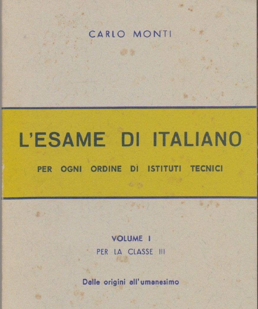 L'esame di italiano. Per gli Ist. Tecnici. 1 L'esame di italiano. Per gli Ist. Tecnici. 1