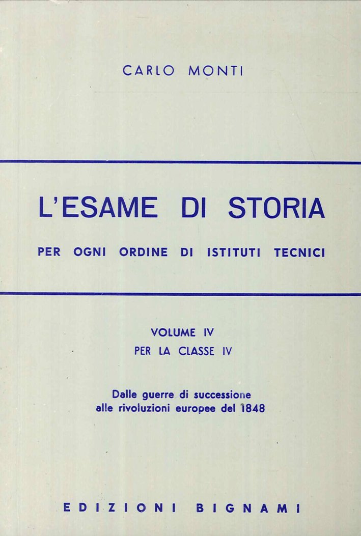 L'esame di storia. Per gli Ist. Tecnici. 4 L'esame di storia. Per gli Ist. Tecnici. 4