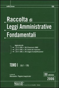 Raccolta di leggi amministrative fondamentali Raccolta di leggi amministrative fondamentali