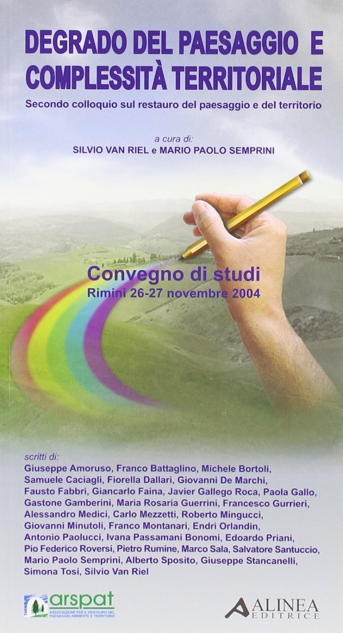 Degrado del paesaggio e complessita' territoriale Degrado del paesaggio e complessita' territoriale