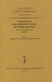 Linguistica computazionale. 22-23, 2002-2003 Linguistica computazionale. 22-23, 2002-2003