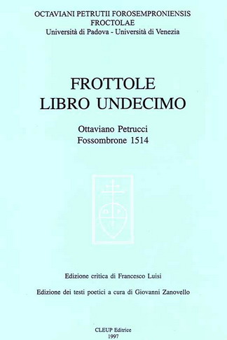 Frottole. Libro undecimo Frottole. Libro undecimo