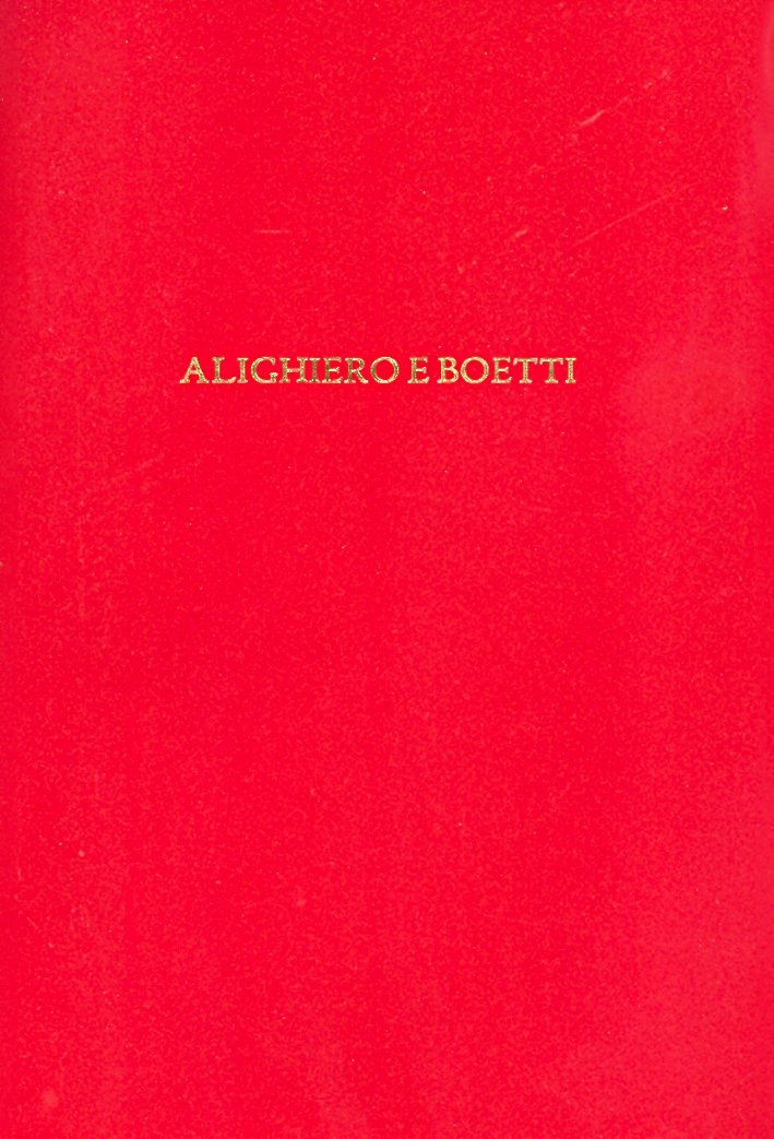 Alighiero e Boetti. [English edition]