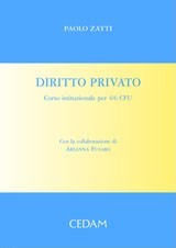 Diritto privato. Corso istituzionale per 4/6 CFU Diritto privato. Corso istituzionale per 4/6 CFU