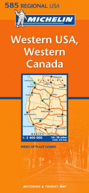 Western U.S.A., western Canada 1:2.400.000 Western U.S.A., western Canada 1:2.400.000