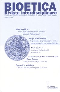 Bioetica. Rivista interdisciplinare (2005). Vol. 4 Bioetica. Rivista interdisciplinare (2005). Vol. 4