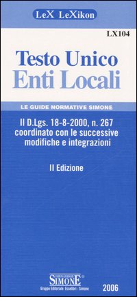Testo unico enti locali Testo unico enti locali