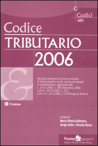 Codice tributario 2006 Codice tributario 2006
