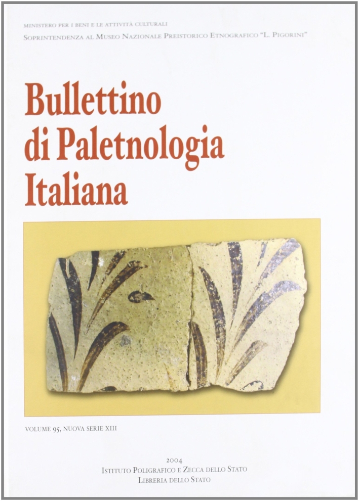 Bullettino di paletnologia. Vol. 58 Bullettino di paletnologia. Vol. 58