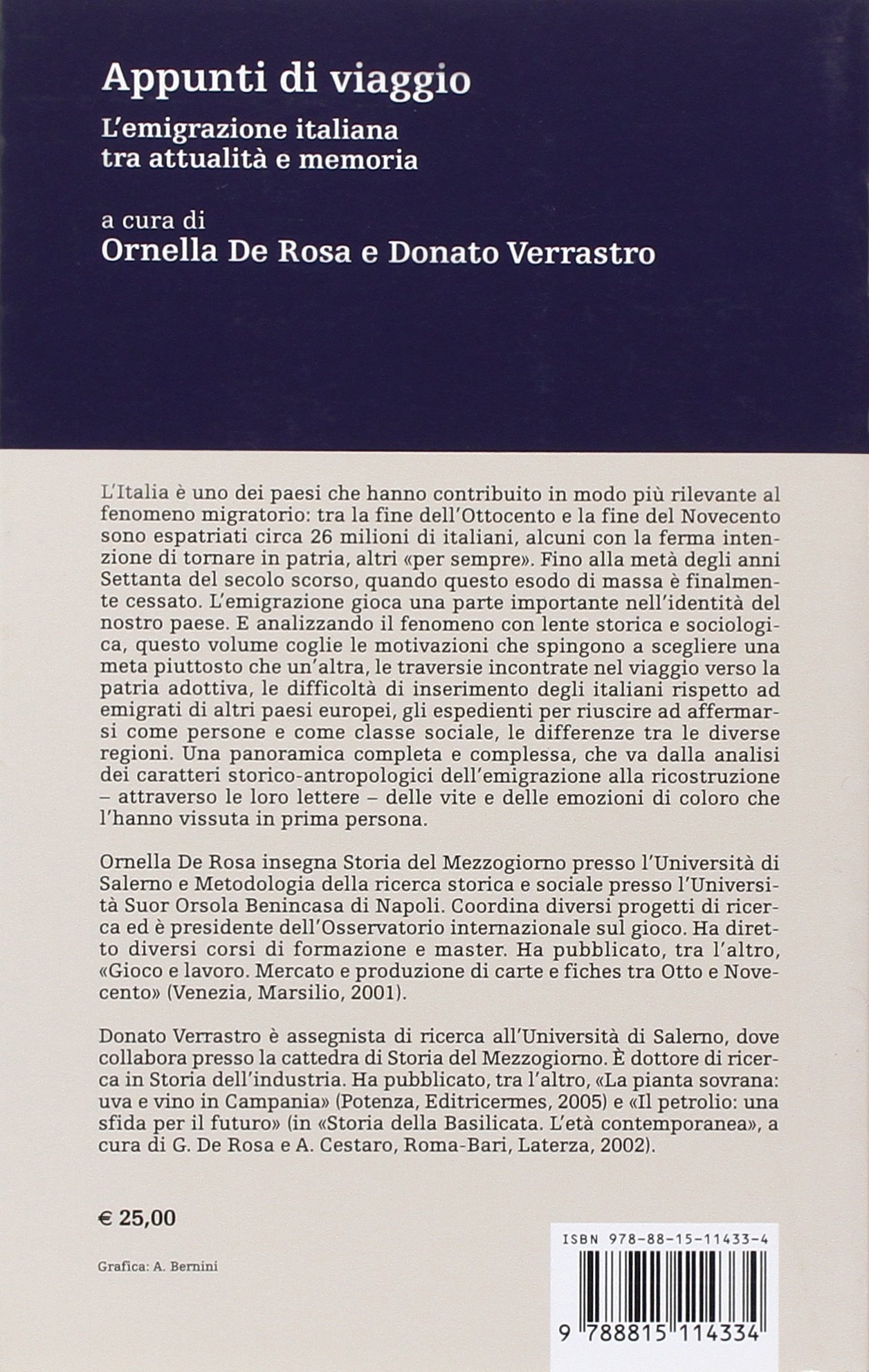 Appunti di viaggio. L'emigrazione italiana tra attualità e memoria Appunti di viaggio. L'emigrazione italiana tra attualità e memoria