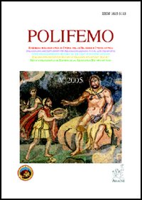 Polifemo. Rivista di Storia delle Religioni e Storia Antica (2005). Vol. 5 Polifemo. Rivista di Storia delle Religioni e Storia Antica (2005). Vol. 5