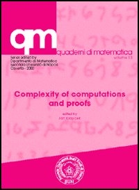 Complexity of computational and proofs Complexity of computational and proofs
