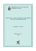 Un modello per la dinamica del prezzo a pronti dell'elettricità Un modello per la dinamica del prezzo a pronti dell'elettricità