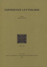 Esperienze Letterarie. 0031. 0001. 2006