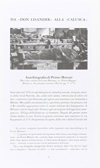 Da «Don Lisander alla Calusca». Autobiografia di Primo Moroni