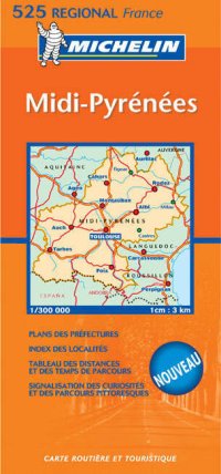 Midi-Pyrénées 1:300.000