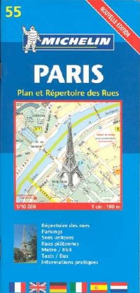 Paris. Plane et index 1:10.000