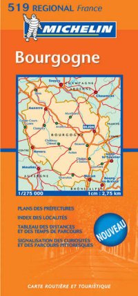 Bourgogne 1:275.000