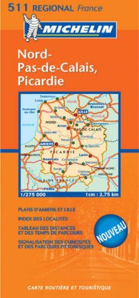 Nord-Pas de Calais-Picardie 1:275.000