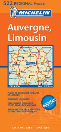Auvergne-Limousin 1:275.000