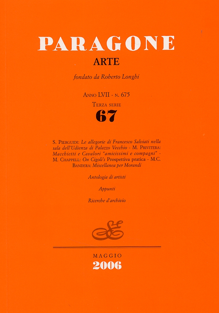 Paragone Arte. 675. 67/2006 Paragone Arte. 675. 67/2006