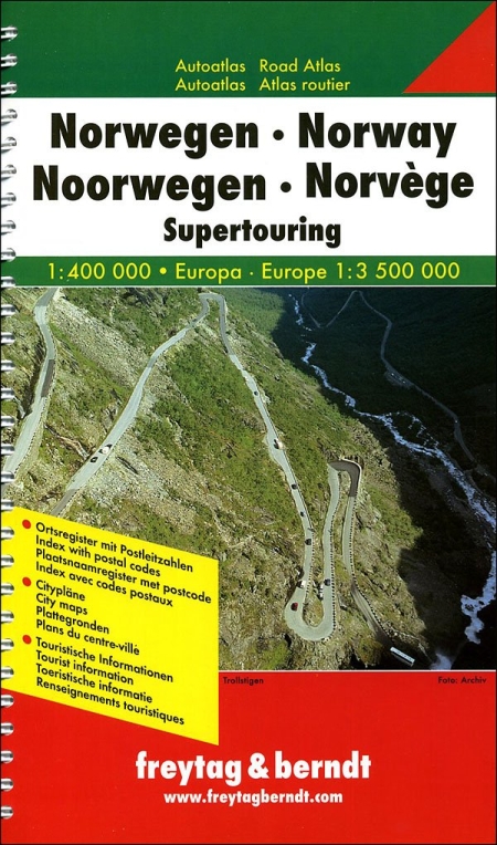 Norvegia. Atlante stradale 1:400.000 Europa 1:3.500.000 Norvegia. Atlante stradale 1:400.000 Europa 1:3.500.000
