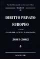 Diritto privato europeo. Vol. 5 Diritto privato europeo. Vol. 5