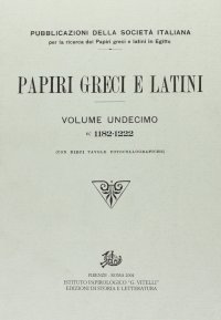 Papiri greci e latini. Vol. 11